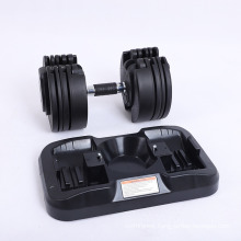 Wholesale Fitness 15kg Barbell Adjustable Rubber Hex Chrome Strength Training Dumbell Sets Wholesale Dumbbell Set